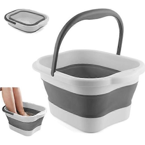 Bain de pieds pliable pour piscine, bain de pieds de voyage pliable et portable, bain de pieds pour piscine hors sol (1/5)