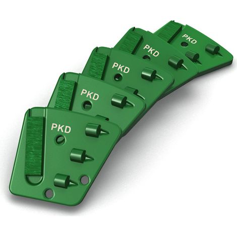 Segments de Ponçage PCD en Diamants Polycristallins (5 Pièces) pour la Monobrosse MENZER ESM 406
