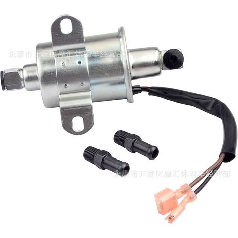 Applicable to Cummins E11015/A029F887/149-2620 electronic fuel pump, external fuel transfer pump, silver. (1/5)