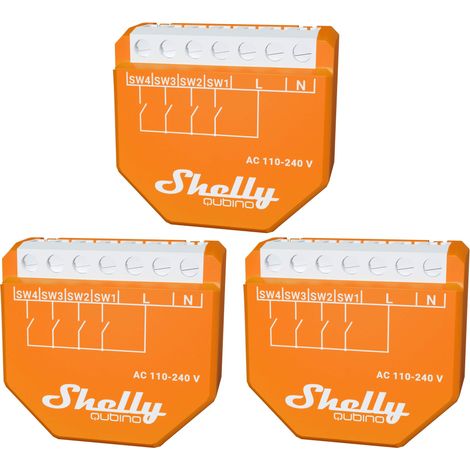 SHELLY Szenenaktivierer Wave i4, Unterputz, orange, 3 Stück (1/5)