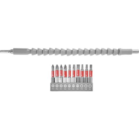 Einhell SET BITS CON ALBERINO FLESSIBILE 11 PEZZI (1/2)