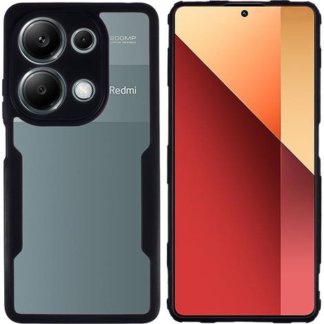 Funda para Xiaomi Redmi Note 13 Pro 4G / Poco M6 Pro 4G, híbrida anticaída, negra. (1/5)
