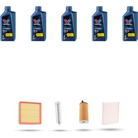 Kit tagliando 4 FILTRI e 5L OLIO compatibile con Bmw serie 3 Gt (F34) 325d 165kw dal 2016 (1/5)