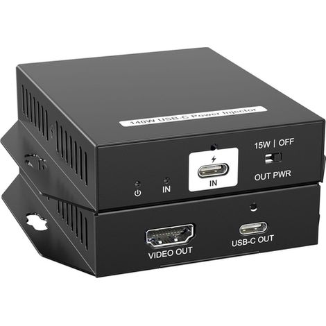 Adaptateur secteur USB-C Vivolink VLUSBCPOWER-H 140 W avec HDMI (1/5)