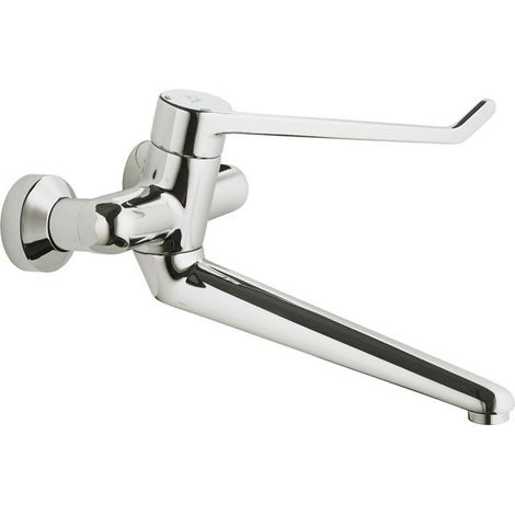 IS WWT-Sicherheitsarm.Ceraplus,n.absperr S-Anschl., Hebel 230mm,Ausld.250mm,Chr (1/3)