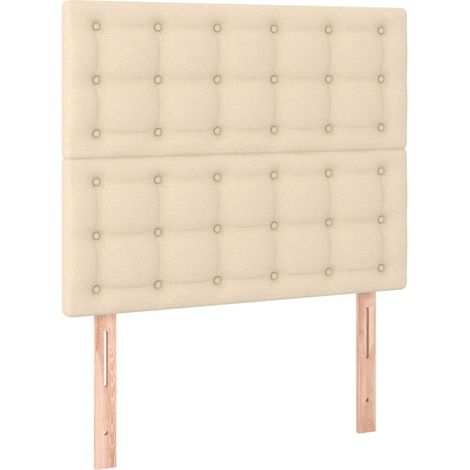Maison Exclusive - Cabecero de cama de tela color crema 90x5x118/ (1/5)