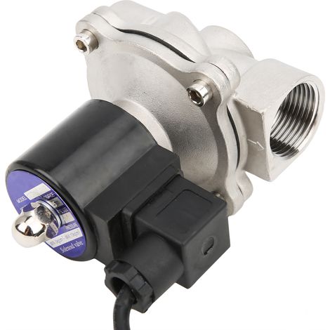 Électrovanne G1 pouce, normalement fermée, à action directe, compatible air/eau/huile, modèle 2W-250-25BAC220V
