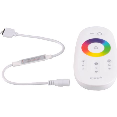 Kit controller RGBW con telecomando 2,4GHz 12-24V Polux