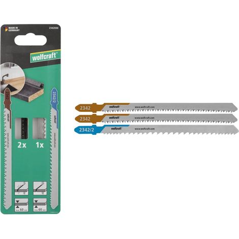 Lame de scie sauteuse « Montage de cuisine » 3 pcs - Pour des coupes dans le bois revêtu et les profilés métalliques et plastiques (1/5)