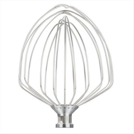 1 Fouet, Acier inoxydable, Compatible bol 7L, Robot pâtissier, Mélange efficace, Lave-vaisselle (1/5)