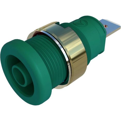 DOUILLE BANANE DE SÉCURITÉ Ø DE LA BROCHE: 4 MM SKS HIRSCHMANN SEB 2620 F6,3 972356104 VERT 1 PC(S) (1/2)