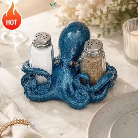 New Coastal Animal Salt and Pepper Shaker Combination Rack - Model B -
