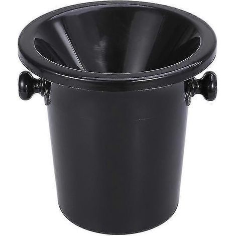 Crachoir à vin noir, tonneau à vin en plastique rond à double anse, récipient à glace, accessoires de dégustation de vin-AquaForge (1/5)