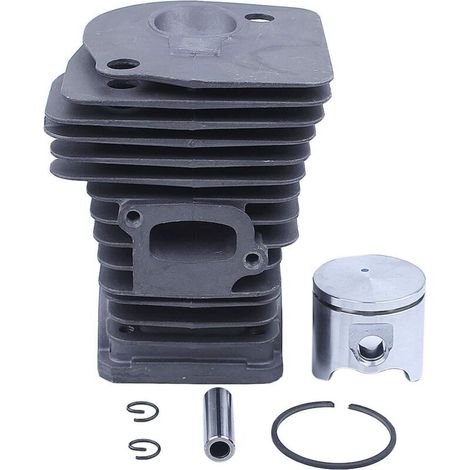 Kit piston et bloc-cylindres 44 mm pour tronçonneuse Husqvarna 350H, ensemble cylindre/segments de piston de remplacement compatibles. (1/4)