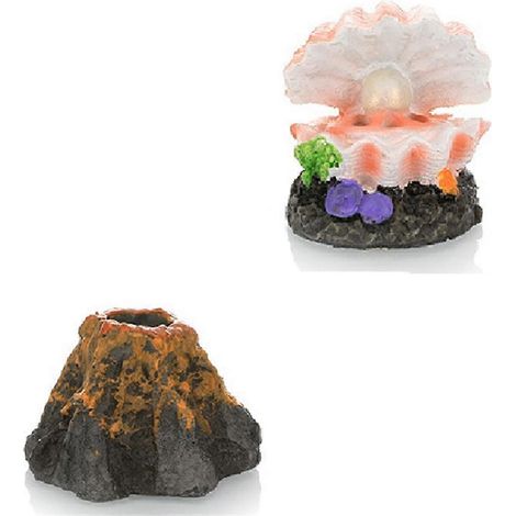 Aménagement paysager pour aquarium, accessoires en résine, ornements, pompe à oxygène, pierre à air, outil d'oxygénation (1/4)