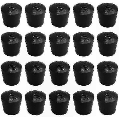 20 Capots de Protection en Caoutchouc pour Pieds de Meuble, 20mm, Antidérapants pour Chaises et Tables (1/3)