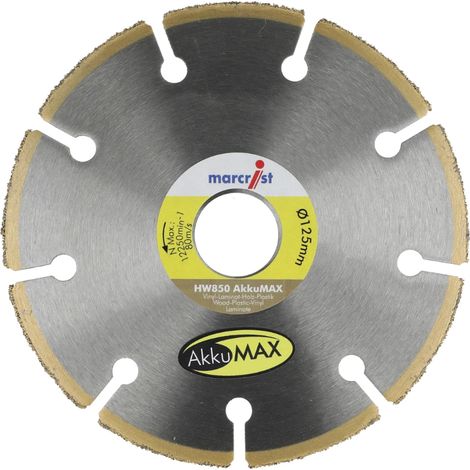 Disque à tronçonner diamanté de précision AkkuMax pour isolants