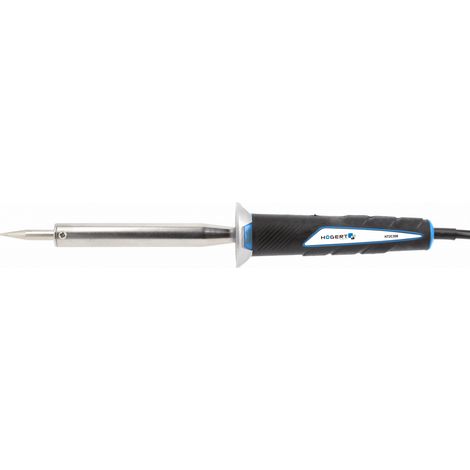 Soldador tipo lápiz Hogert 80W, herramienta eléctrica para soldadura intensiva, punta resistente, calentamiento rápido, ideal para bricolaje y reparaciones