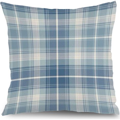 Housse de coussin motif symétrique, décoration intérieur élégant,40×40cm (1/5)