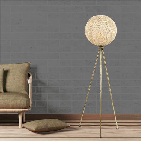 Lampadaire pied - or 53699072 53699072 53699072 53699072 (1/3)