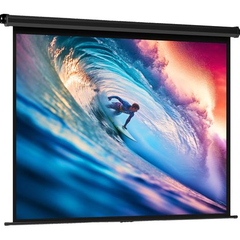 Schermo per proiettore, formato 4:3, display 4K Ultra HD, 84 pollici (1/2)