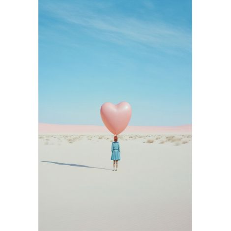Tableau sur toile amour épuré 30x45 cm - Impression sur Toile Murale Décorative - Image imprimée en HD sur Toile - Toile sur Châssis en Bois FSC - Fabriqué en France (1/5)