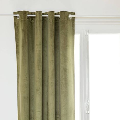 Verdunkelungsvorhang THEA, Velours, 100% Verdunkelung, 140 x 260 cm (1/2)