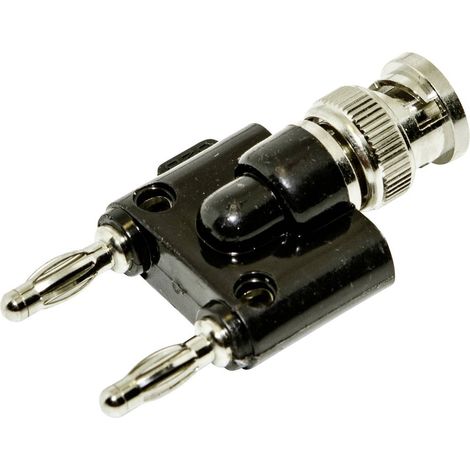 Mueller Electric BU-P1270 Spina adattatore Presa BNC - Presa a banana 4 mm Nero, Ottone