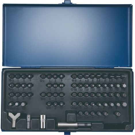 Surtido de puntas 75 pzs para tornillos de seguridad TECWERK (1/5)