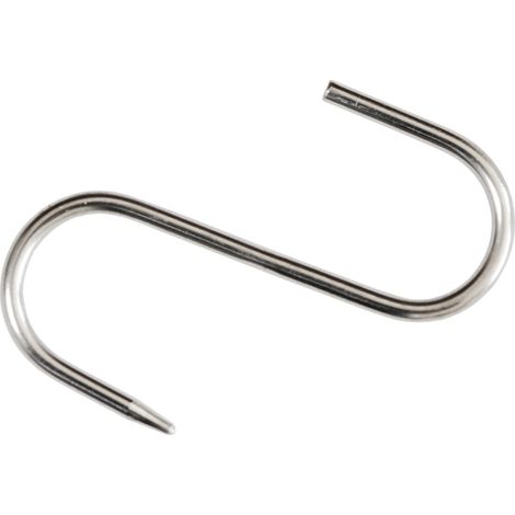 GANCIO INOX PER MACELLAIO  80 X 3 MM- 10,0 pz