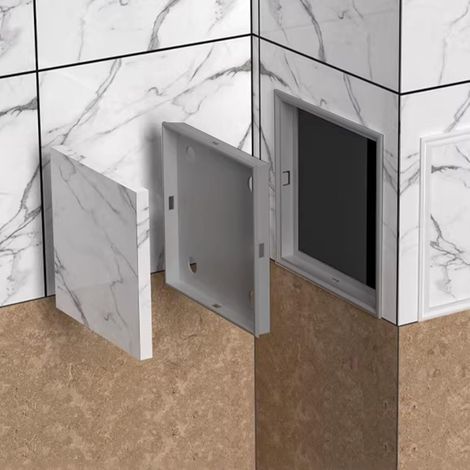 Cache d'inspection amovible pour tuyaux de douche, petit (1/5)