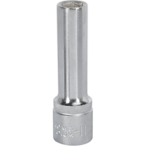 Sealey Premier Deep Socket 1/2""Sq Drive 11mm S1211D