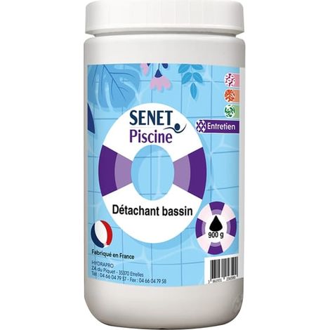 Détachant bassin - Boite de 900 g - SENET Piscine