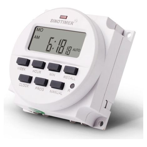 Minuterie intelligente TM618N-6V, minuterie programmable basse tension 6 V CC -