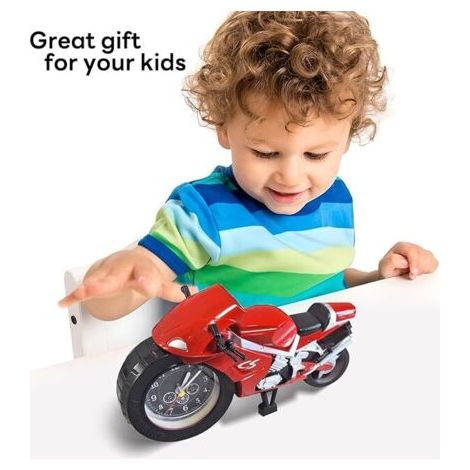 Segnale Analogico per Bambini - Moto Silenziosa - Funzione Dormiveglia - Rosso (1/3)