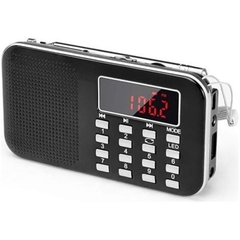 Radio d'urgence à piles avec lampe torche – Recharge USB et dynamo – AM/FM – Compacte et portable – Idéale pour situations d'urgence