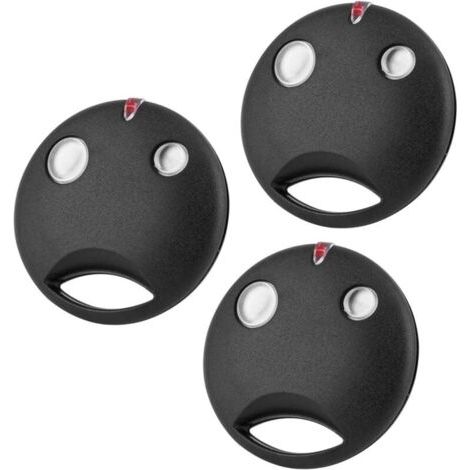 Télécommande Portail, 433,92MHz Télécommande Remplacement pour Nice SMILO SM2 SM4 pour Moteur de contrôleur de récepteur SMXI SMX2R SMX2 SMXIS OXI OX2, 2 canaux, Lot de 3 (1/5)