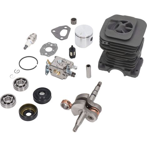 Zylinder-Kolben-Reparatursatz, Ersatz-Zylinder-Kolben-Vergaserlager-Öldichtungssatz für Husqvarna 137 142 136 141 (1/5)