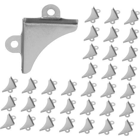 Protection d'angle triangulaire métallique antichoc pour boîtes (1/5)