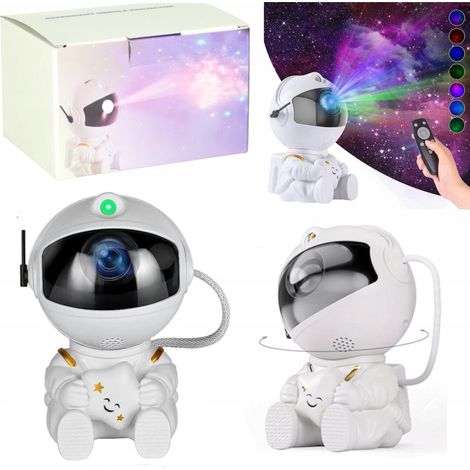 Proiettore a LED con lampada, cielo stellato, astronauta per bambini, telecomando A2778