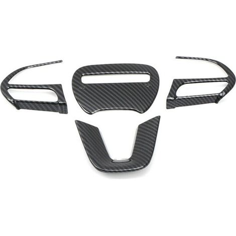 Suitable for decorative steering wheel horn stickers on Dodge Challenger/Horse models, for interior car modification (1/5)
