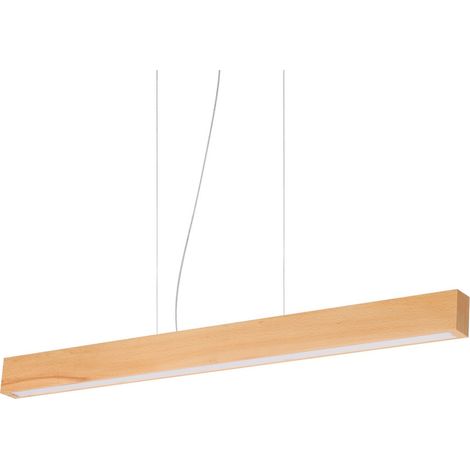 Ideal Lux CRAFT Integrierte LED-Pendel-Deckenleuchte Holz, 3000 K, nicht dimmbar (1/3)