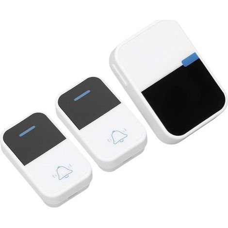 Kabelloses Türklingel-Set, Pflegealarm ohne Batterie, hohe Reichweite, wasserdicht für Wohnungen, EU-Stecker (1/5)