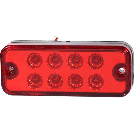 Geeignet für 6- oder 8-LED-Seitenmarkierungsleuchten-Sets, geeignet für LKW-Anhänger, 12V, erhältlich in Rot, Weiß, Blau und Grün.