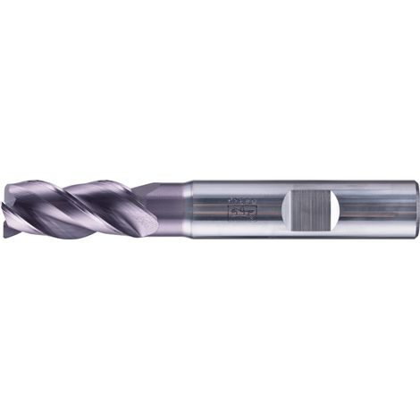 PFERD VHM Eckfräser lang 3 Schneiden Ø 12 mm 45° Fase TiAlN Schaft HB Universal Line Schruppen Schlichten Nuten (1/4)