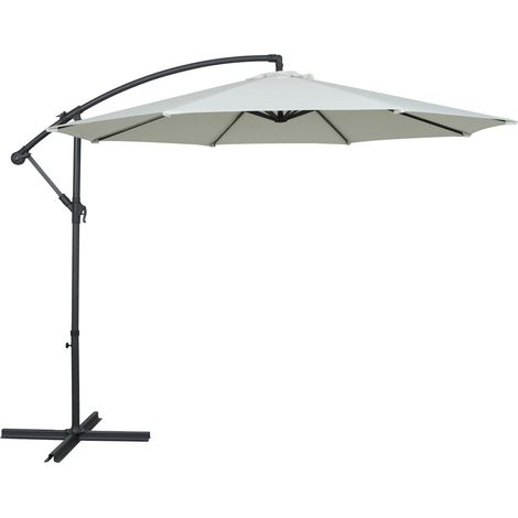 TrendLine Ampelschirm creme Ø 300 cm inkl. Kreuzständer Ampelschirme (1/3)