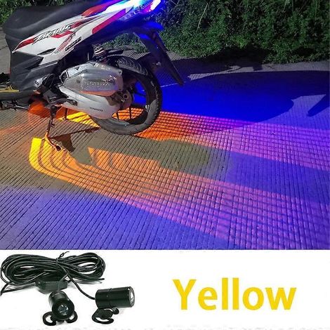 Lot de 2 guirlandes lumineuses LED blanches en forme d'ailes d'ange pour voiture et moto (1/5)