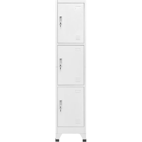 Meubles de Rangement,Armoire à casier avec 3 compartiments 38x45x180 cm CFW438843 (1/5)