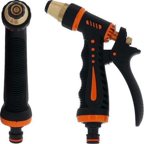 Pistola per irrigazione a getto dritto in metallo