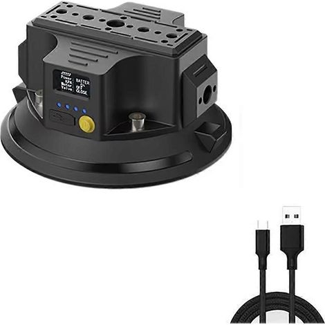 Ventouse électrique puissante de 11,4 cm (4,5 pouces) pour caméra de voiture, absorption des chocs, outil de fixation pour caméras sportives et téléphones portables. (1/5)